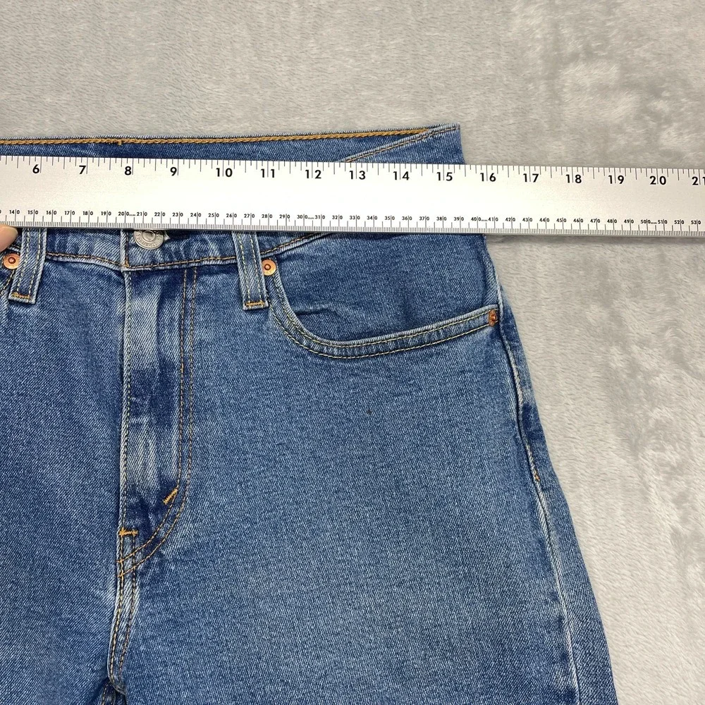 Levi's Jeans Mens 31x32 Blue Denim 527 Stretch Americana Slim Bootcut Grunge